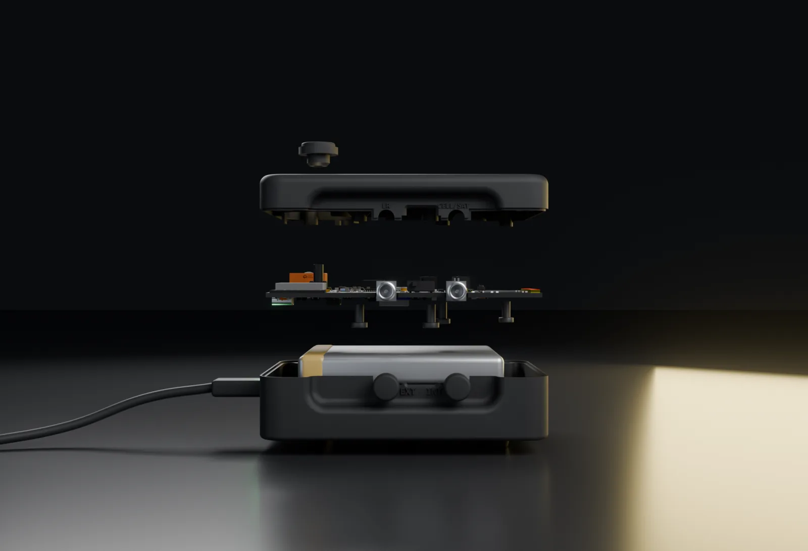 Canaro Hub Pro exploded view